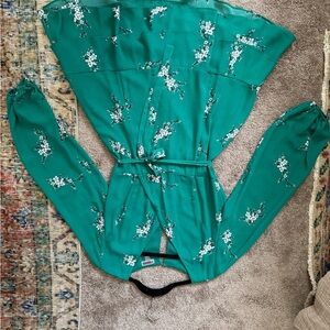 Chelsea28 Green Floral Dress